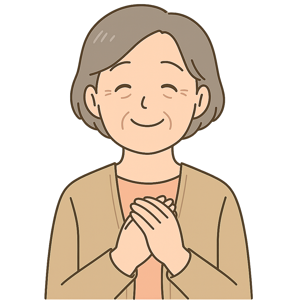 相続問題が解決して安心している女性