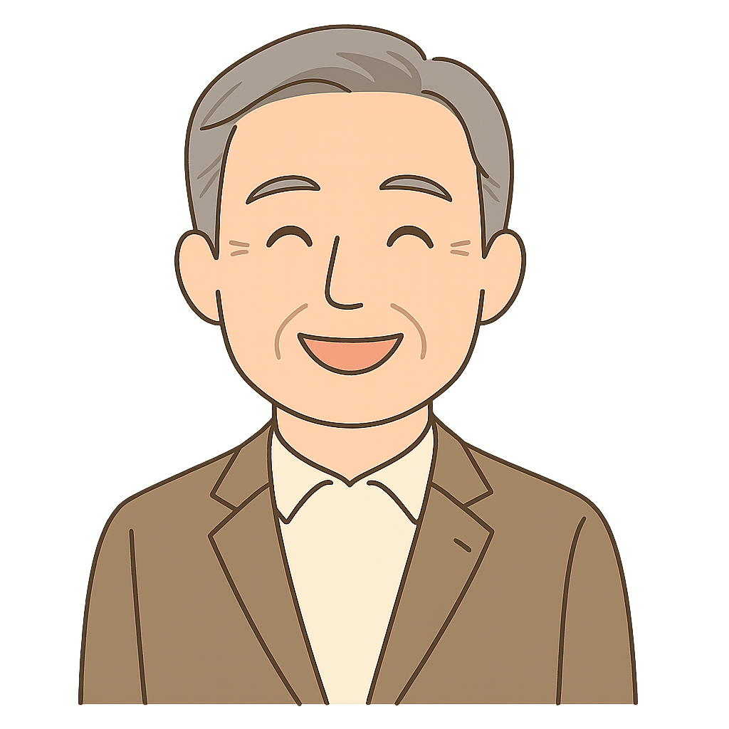 遺言書作成が完了して安心している男性