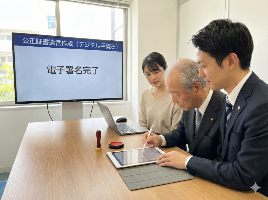 公正証書遺言のデジタル化